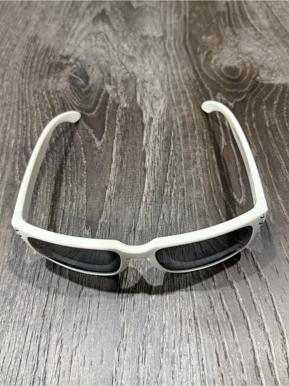 Oakley White Holbrook Polarized Sunglasses - Picture 3 of 8